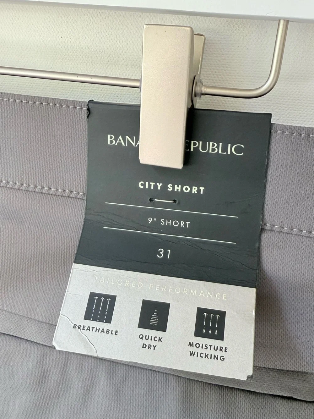 NWT Banana Republic Men’s City Short 9” Short size 31